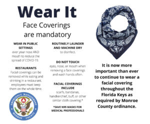 Face masks are mandatory in the Florida Keys